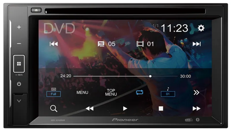Pioneer AVHA240DAB2-DIN DVD DAB BT USB/IPHONE 6,2