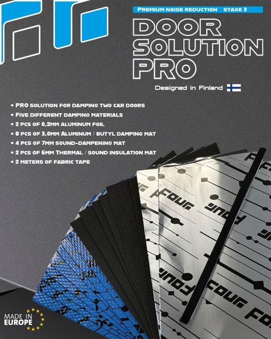 Hovedbilde FOUR S3 Door kit Solution PRO - 16 stk ulike ...