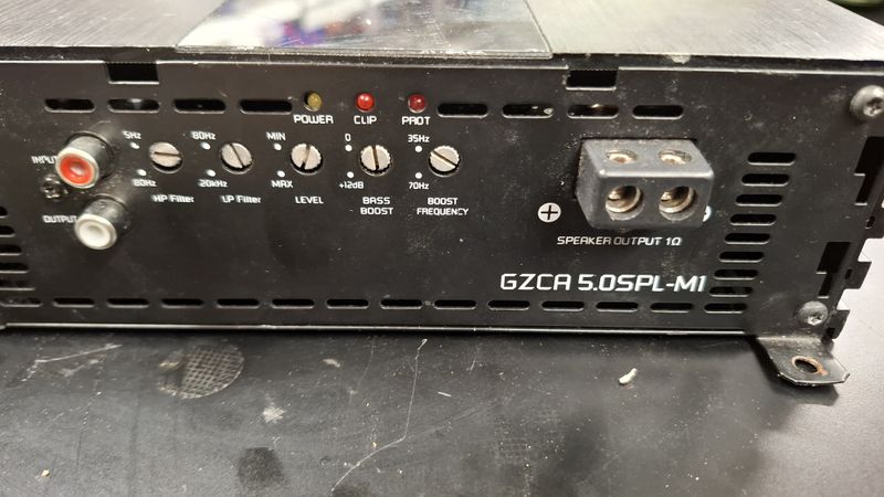 Brukt! Ground Zero GZCA 5.0SPL-M1 mono 1x 5000+wRMS 1ohm
