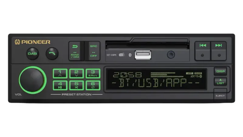 Pioneer SXT-C10PS Retroradio. BT, DAB+, USB, AUX, ikke CD