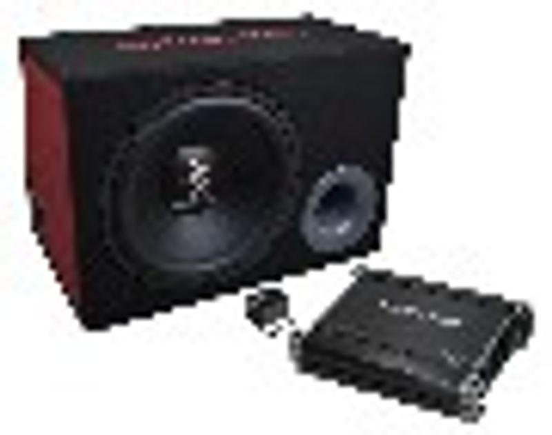 Ground Zero BASSKIT 12.300X-II 12 basskasse med forsterker