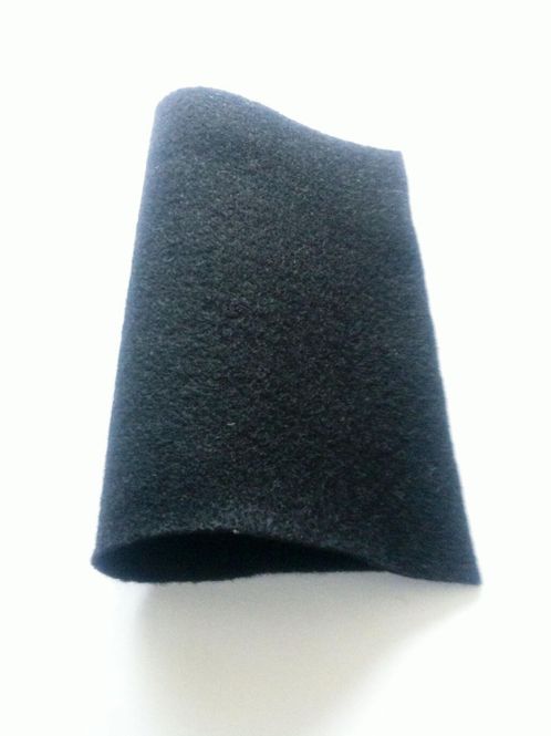 Hovedbilde Teppe Sort. Bredde 137cm. Bekledning filt. 