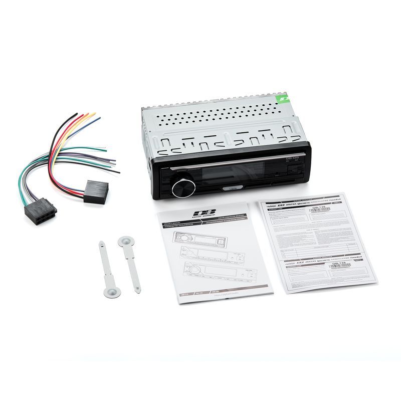 Deaf Bonce DB-135. 1-DIN, IKKE DAB+, Bluetooth, 4x RCA 2,5Volt