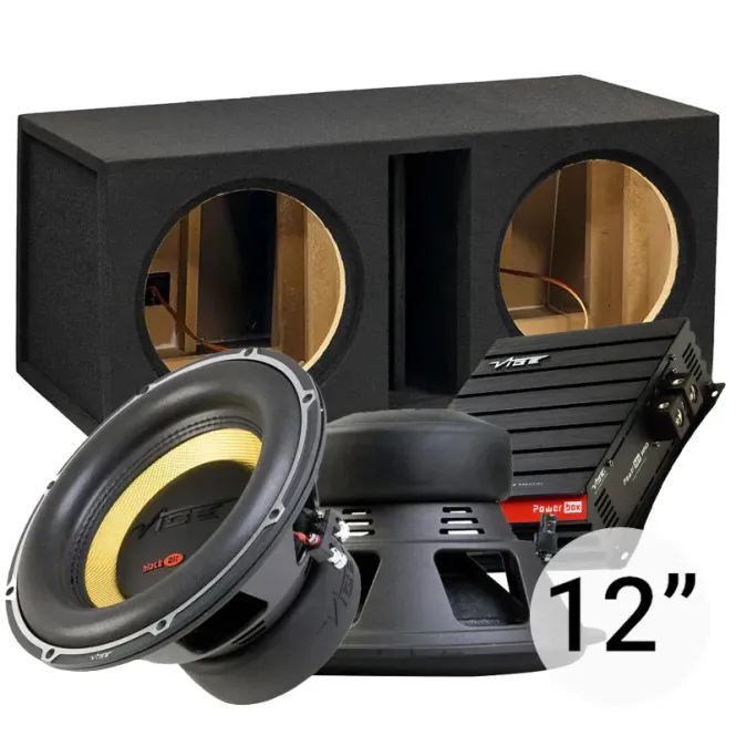 Hovedbilde VIBE BlackAir 2x12`` basspakke 2x12`` basskasse ...