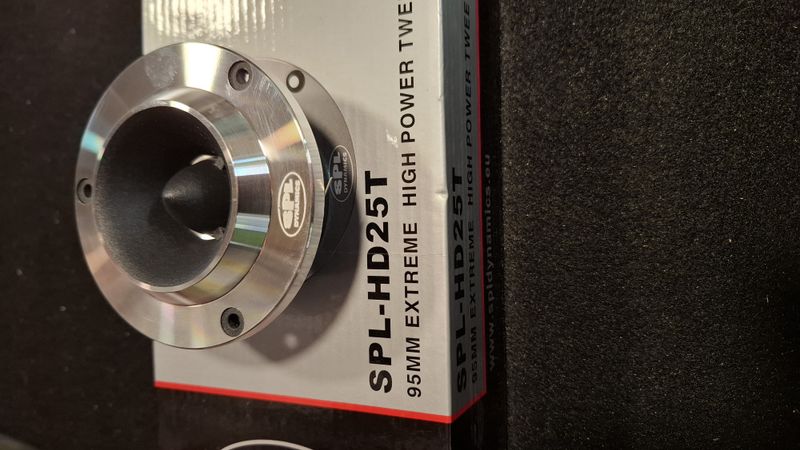 SPL Dynamics SPL-HD25T. PAR. 95mm, 100wRMS / 200wMAX, 4ohm, 105dB